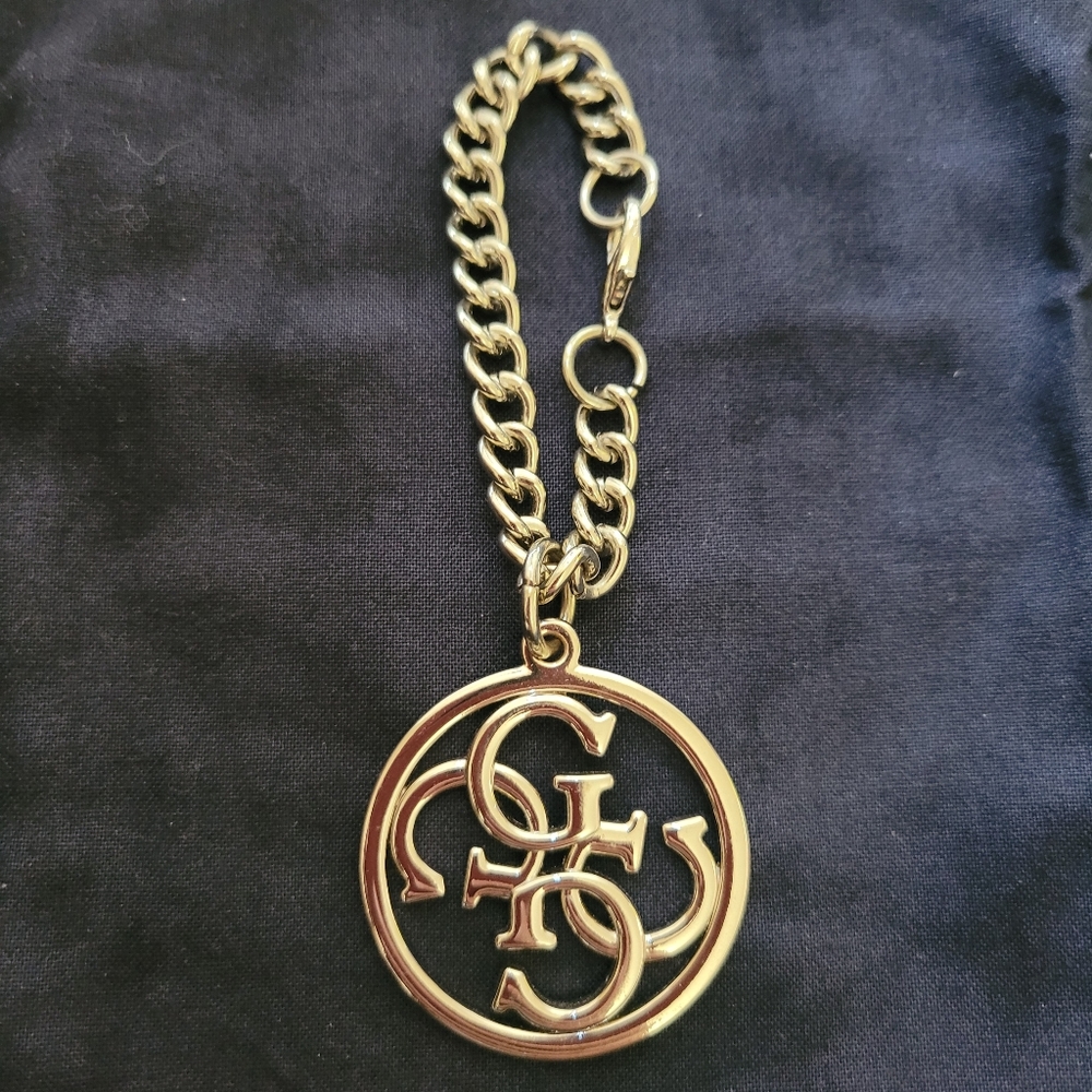 Guess bag charm